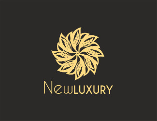 Projekt graficzny logo dla firmy online new luxury